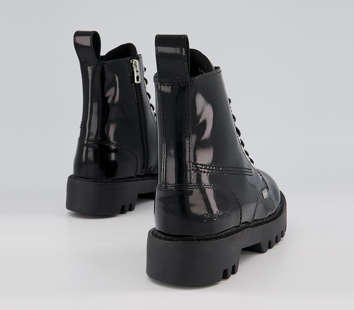 KickersKizziie Higher Pat BootsBlack