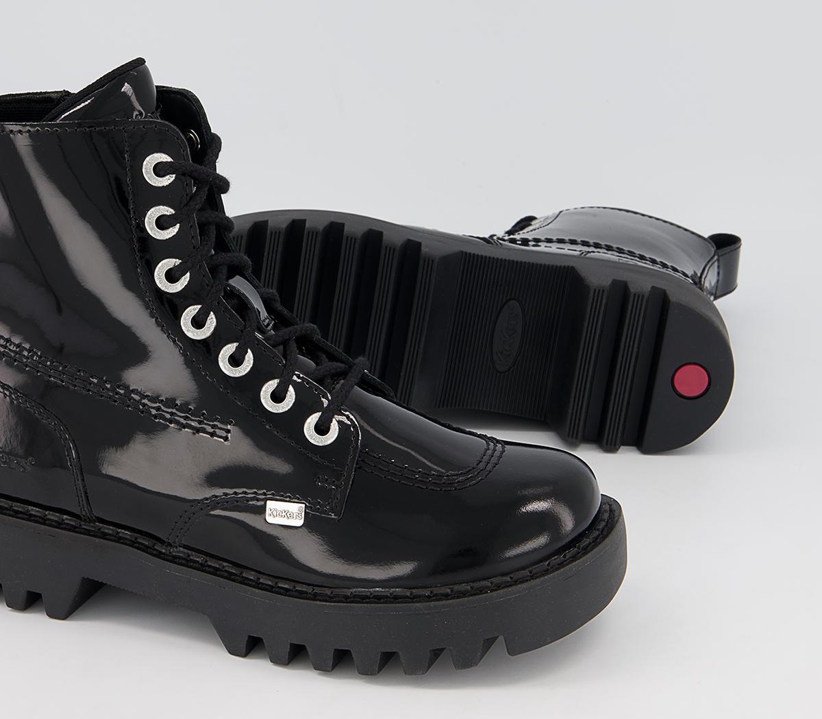 KickersKizziie Higher Pat BootsBlack