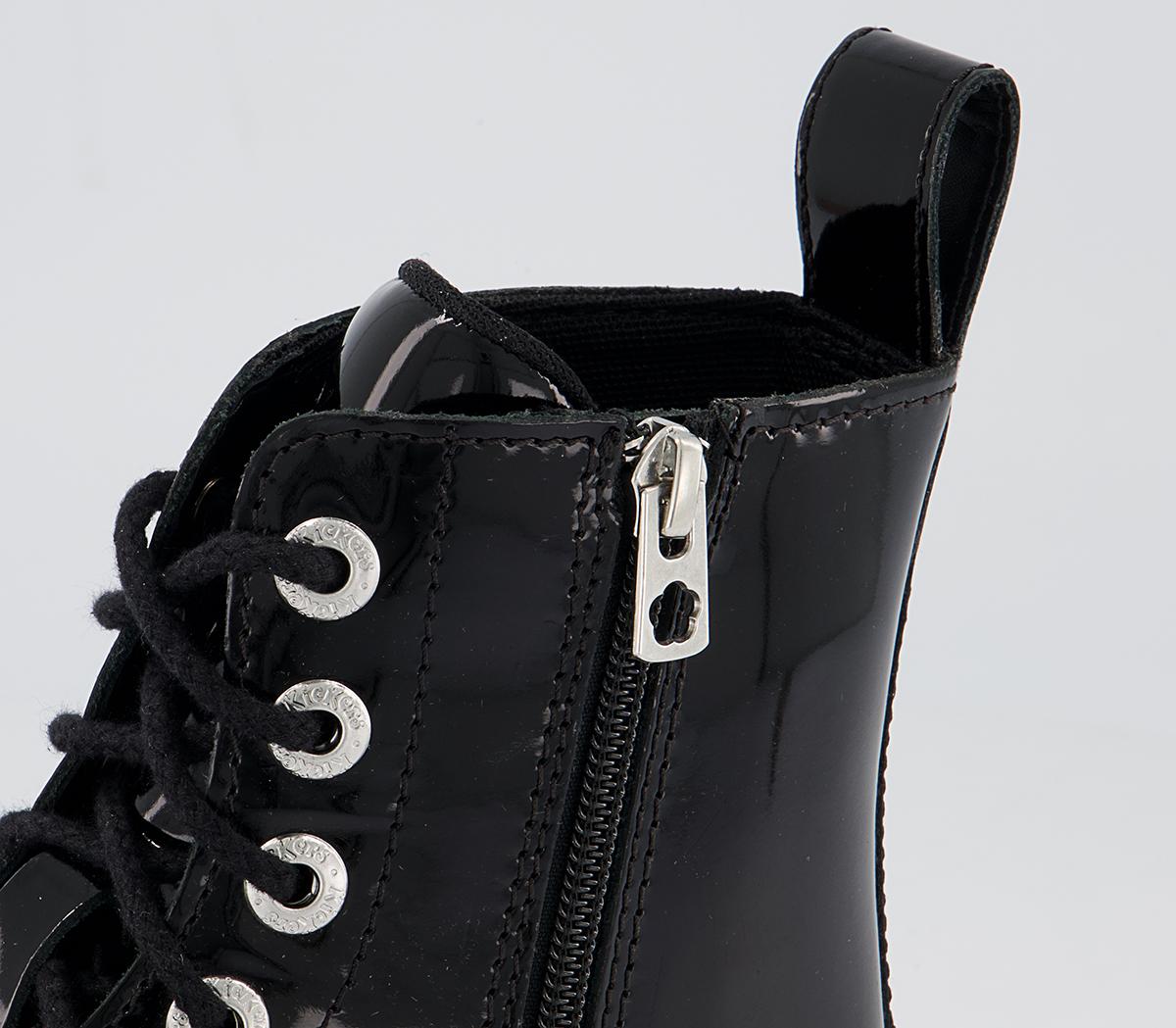 KickersKizziie Higher Pat BootsBlack