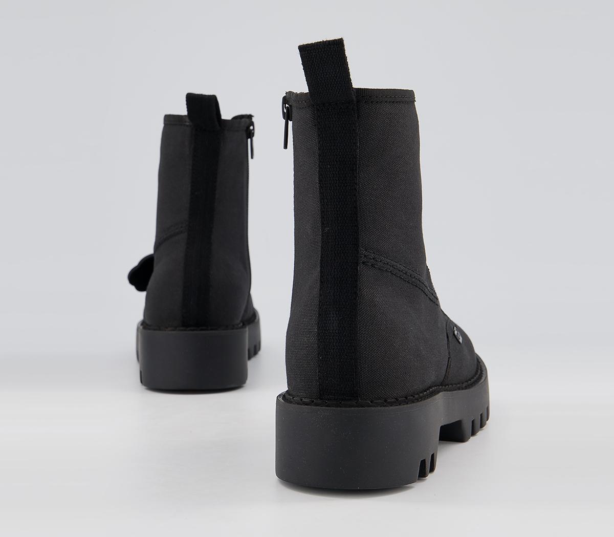 Kickers Kizziie Higher Text Boots Kickers Kizziie Higher Text Boots Black