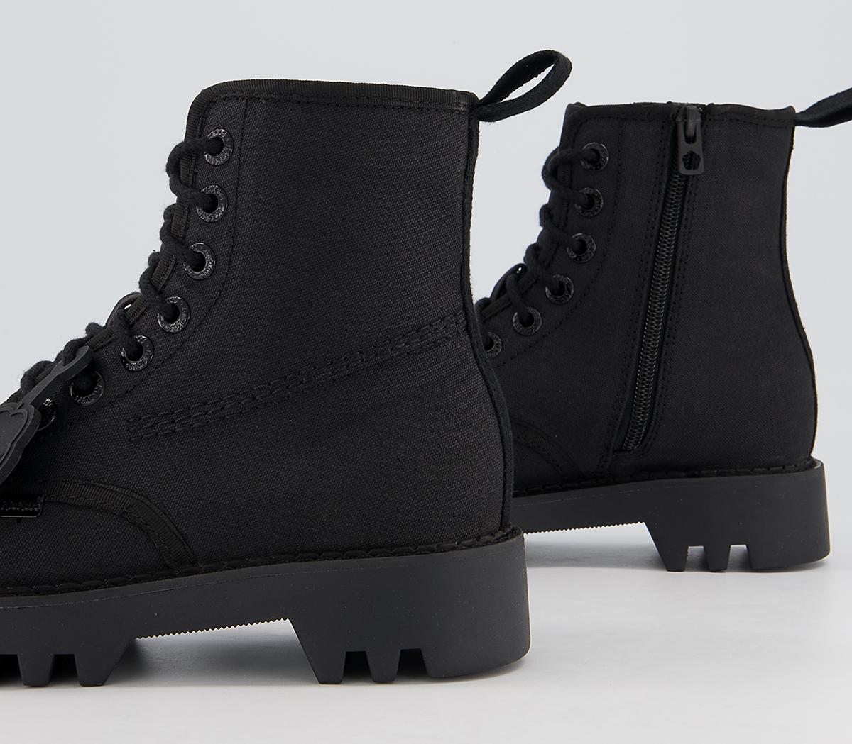 Kickers Kizziie Higher Text Boots Kickers Kizziie Higher Text Boots Black