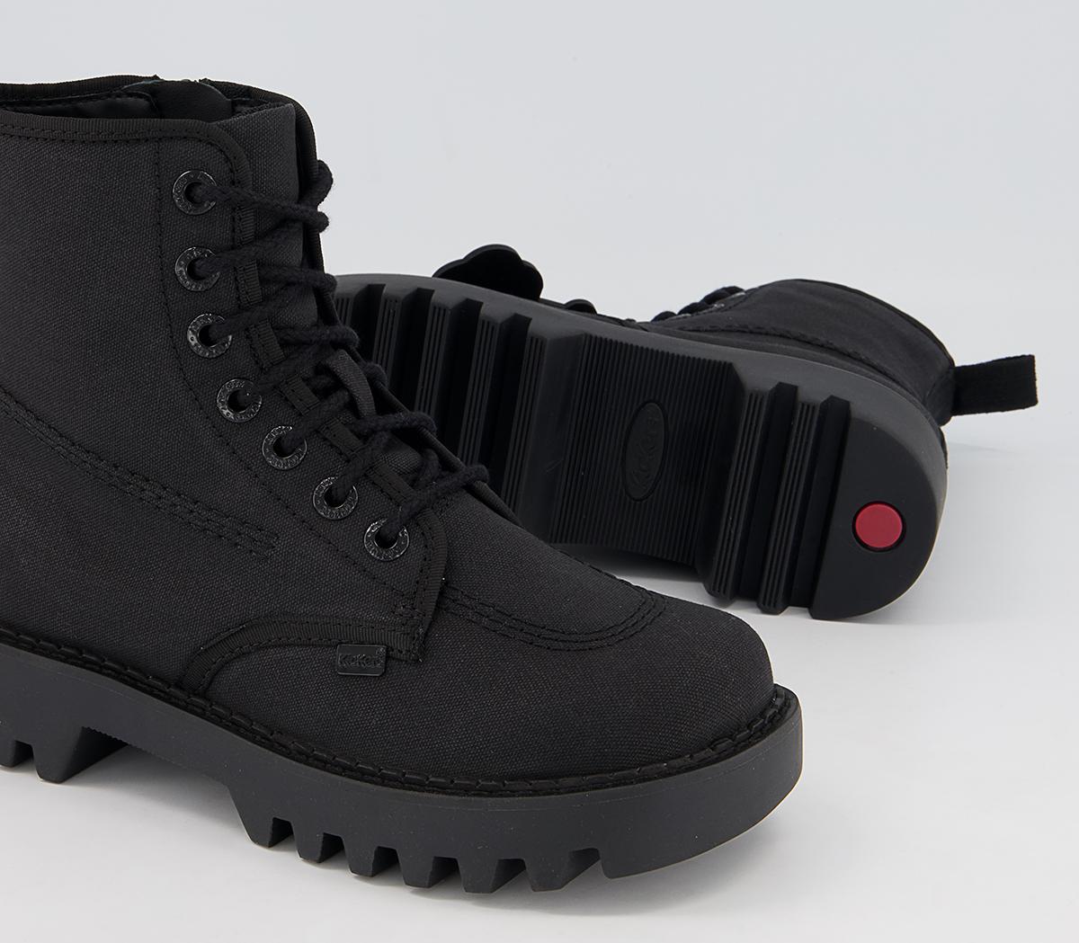 Kickers Kizziie Higher Text Boots Kickers Kizziie Higher Text Boots Black