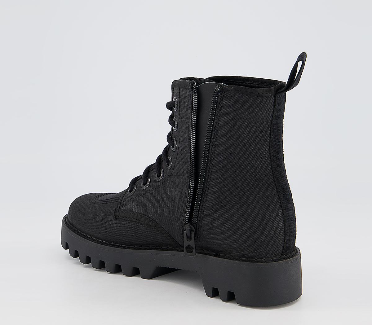 Kickers Kizziie Higher Text Boots Kickers Kizziie Higher Text Boots Black
