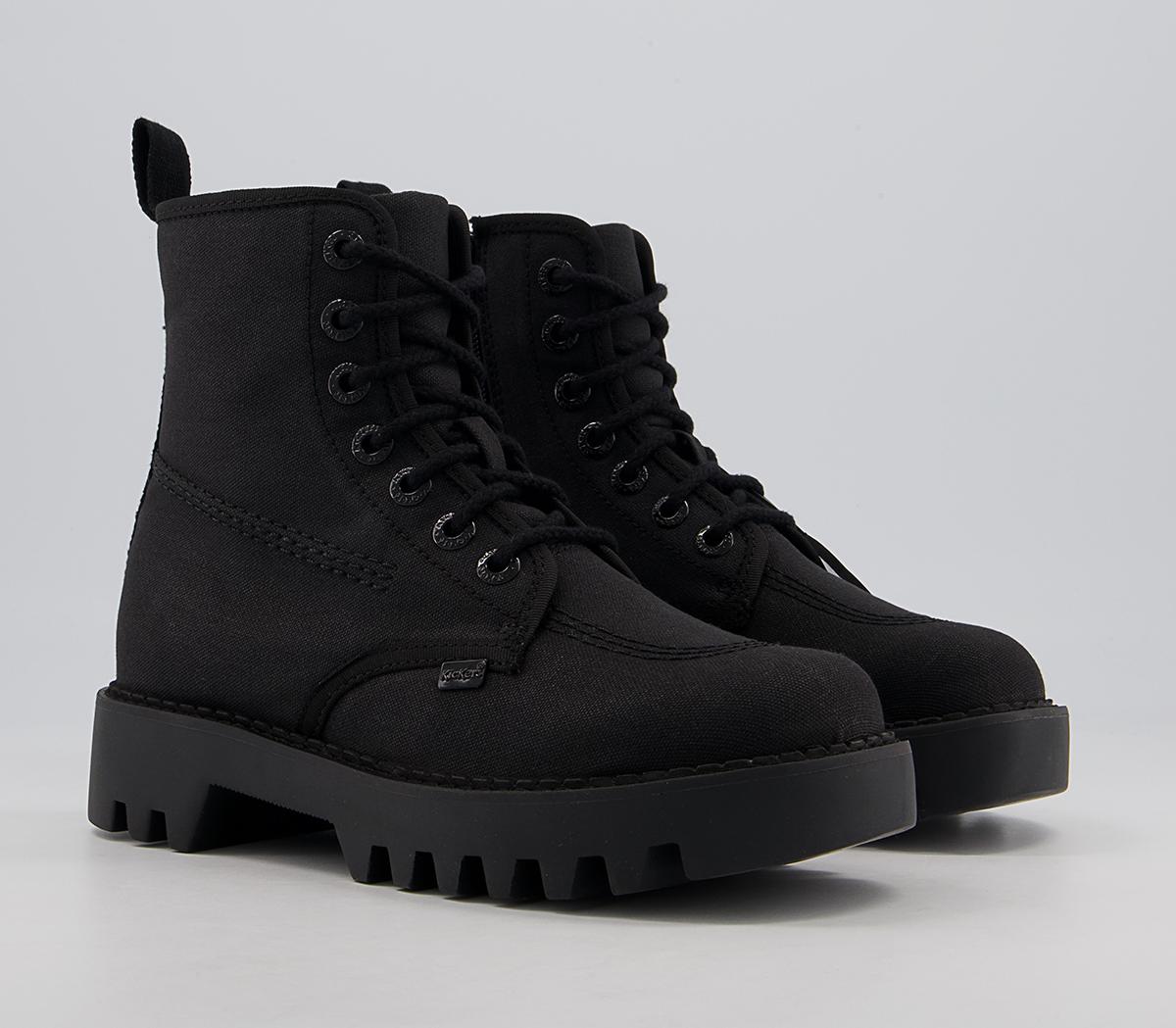 Kickers Kizziie Higher Text Boots Kickers Kizziie Higher Text Boots Black