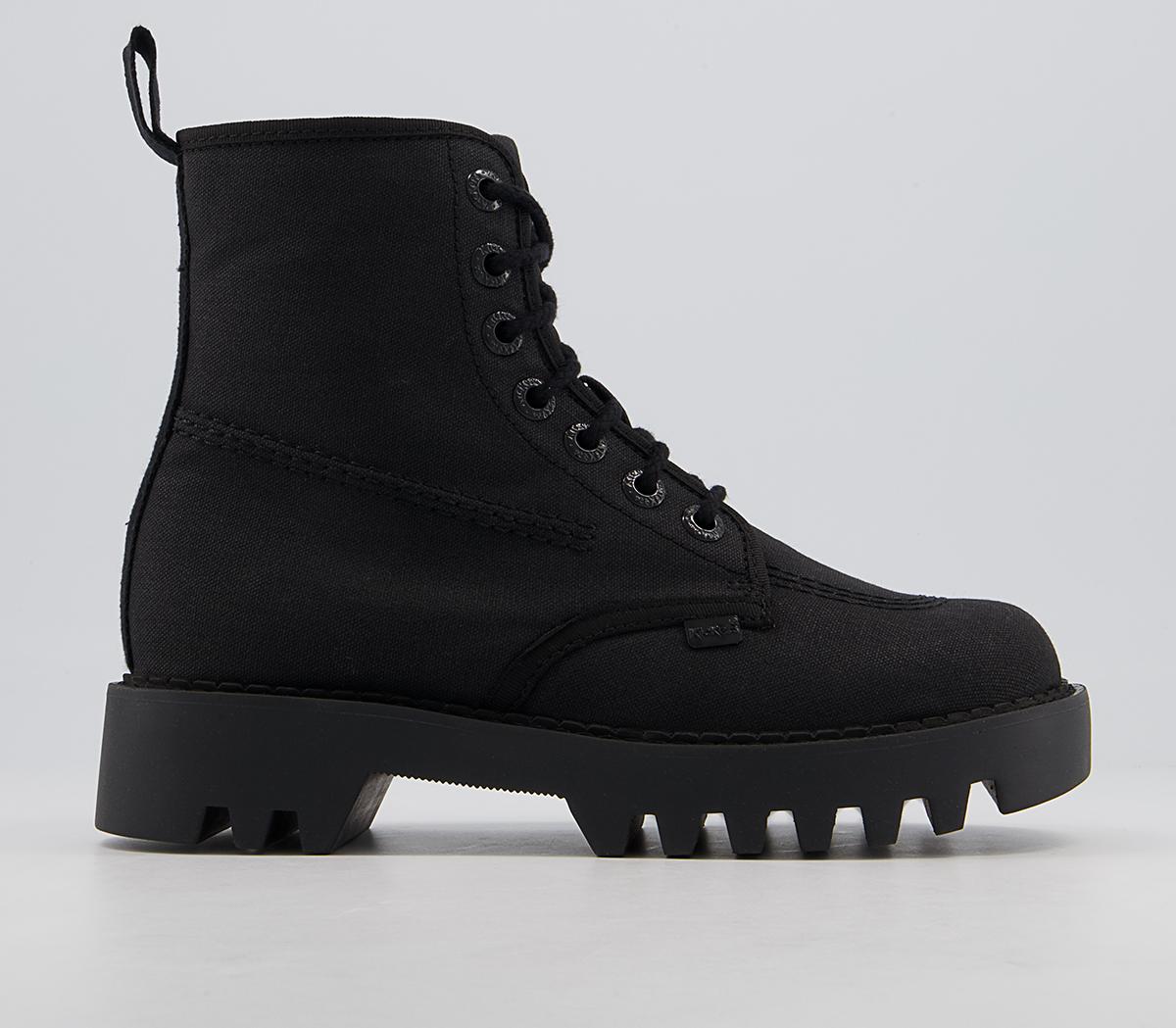 Kickers Kizziie Higher Text Boots Kickers Kizziie Higher Text Boots Black