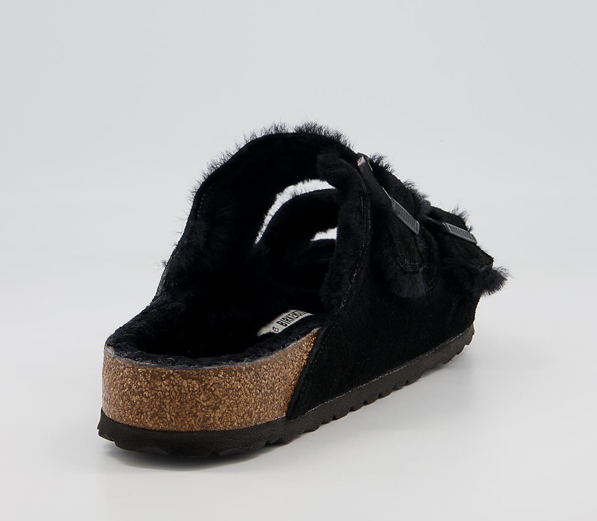 BIRKENSTOCK Arizona Shearling Sandals M BIRKENSTOCK Arizona Shearling Sandals M Black