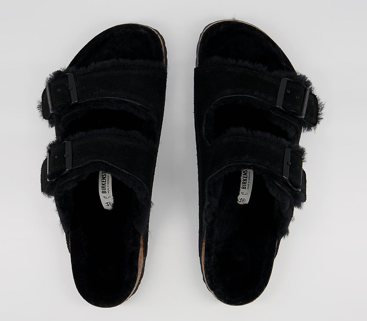 BIRKENSTOCK Arizona Shearling Sandals M BIRKENSTOCK Arizona Shearling Sandals M Black