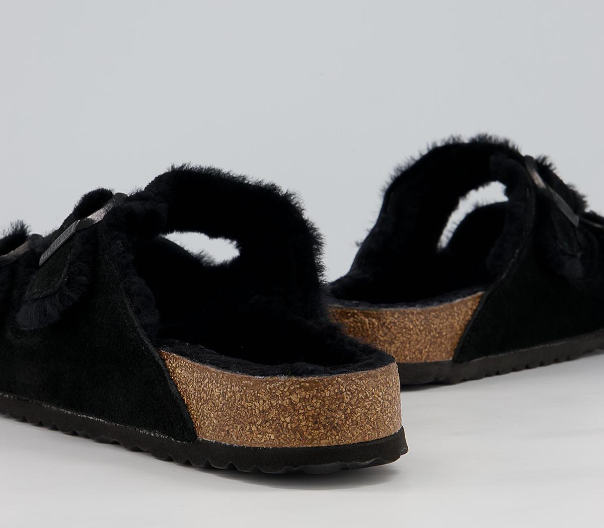 BIRKENSTOCK Arizona Shearling Sandals M BIRKENSTOCK Arizona Shearling Sandals M Black