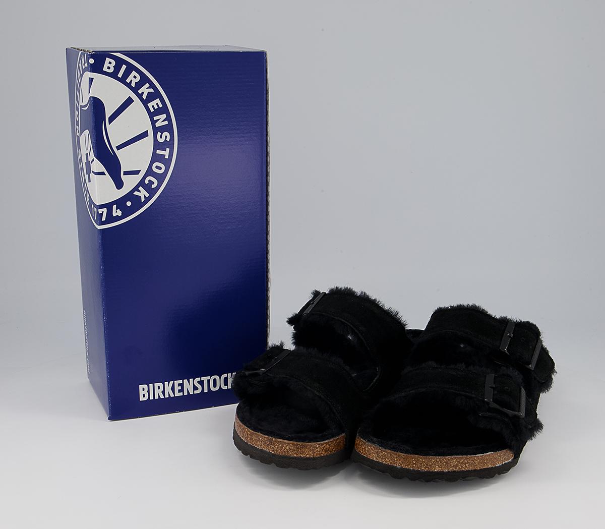 BIRKENSTOCK Arizona Shearling Sandals M BIRKENSTOCK Arizona Shearling Sandals M Black