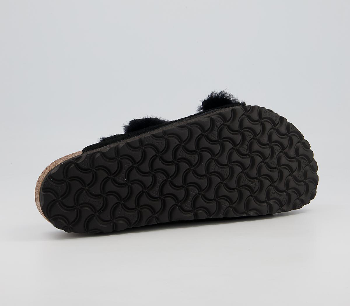 BIRKENSTOCK Arizona Shearling Sandals M BIRKENSTOCK Arizona Shearling Sandals M Black