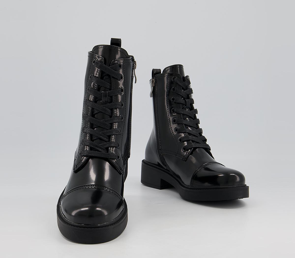 Raid Caryn Lace Up Boots Raid Caryn Lace Up Boots Black