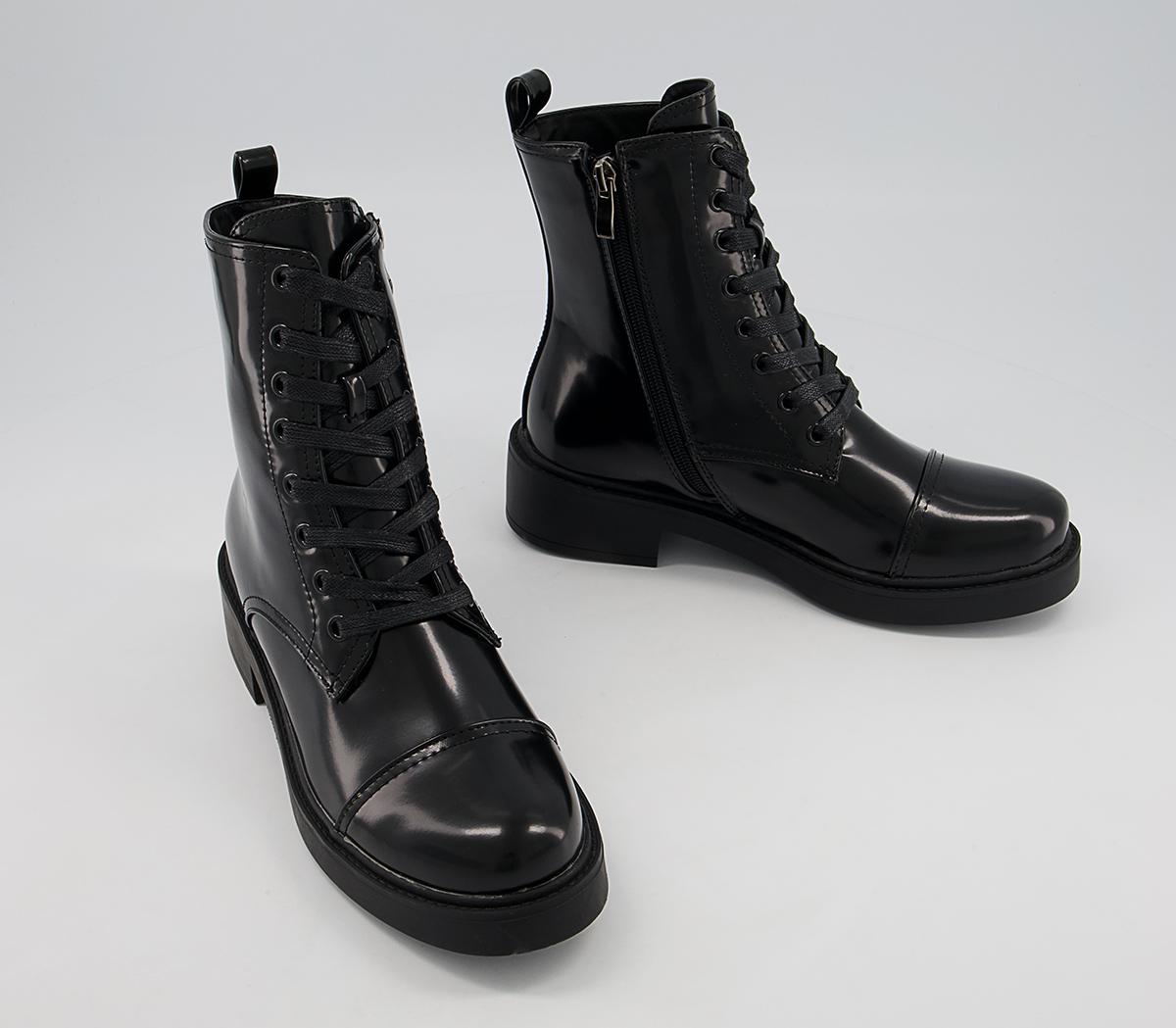 Raid Caryn Lace Up Boots Raid Caryn Lace Up Boots Black