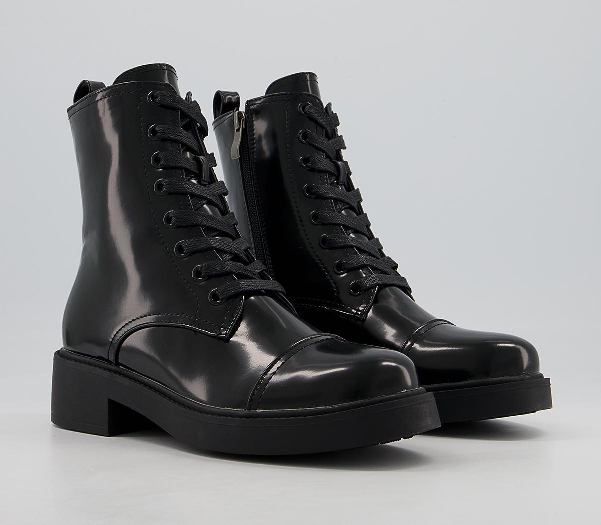 Raid Caryn Lace Up Boots Raid Caryn Lace Up Boots Black
