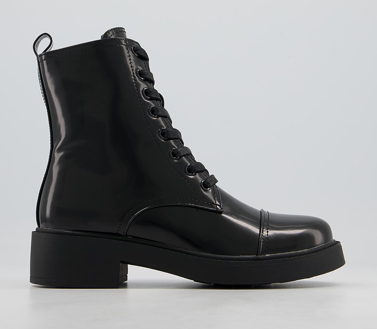 Raid Caryn Lace Up Boots Raid Caryn Lace Up Boots Black