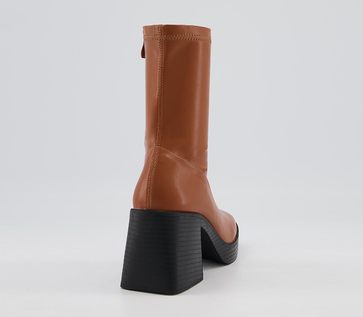 Raid Rubinaa Heeled Boots Raid Rubinaa Heeled Boots Tan