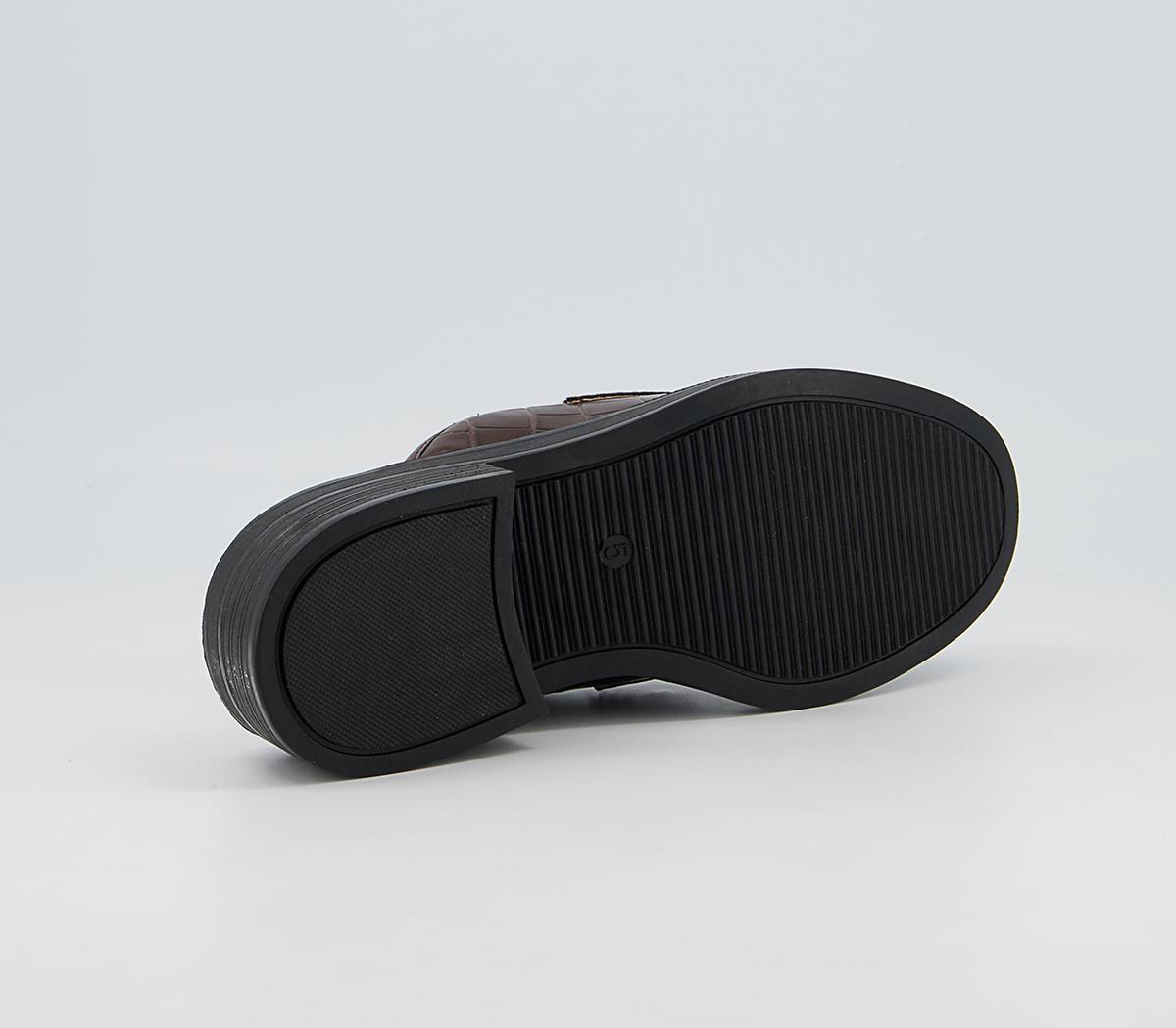 Office Formed Loafer Mules Office Formed Loafer Mules Chocolate Croc