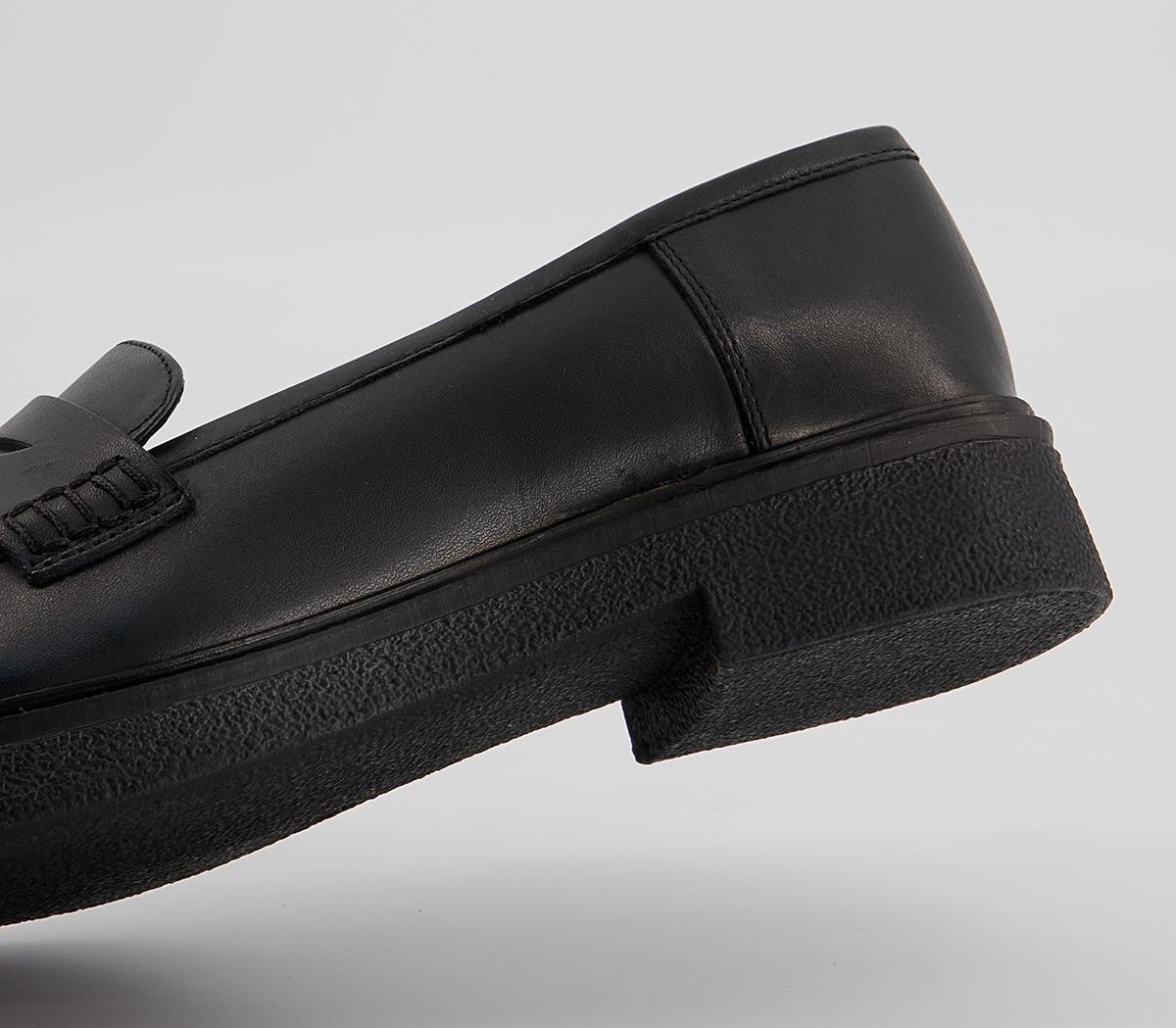 Office Filter Smooth Sole Loafers Office Filter Smooth Sole Loafers Black Leather