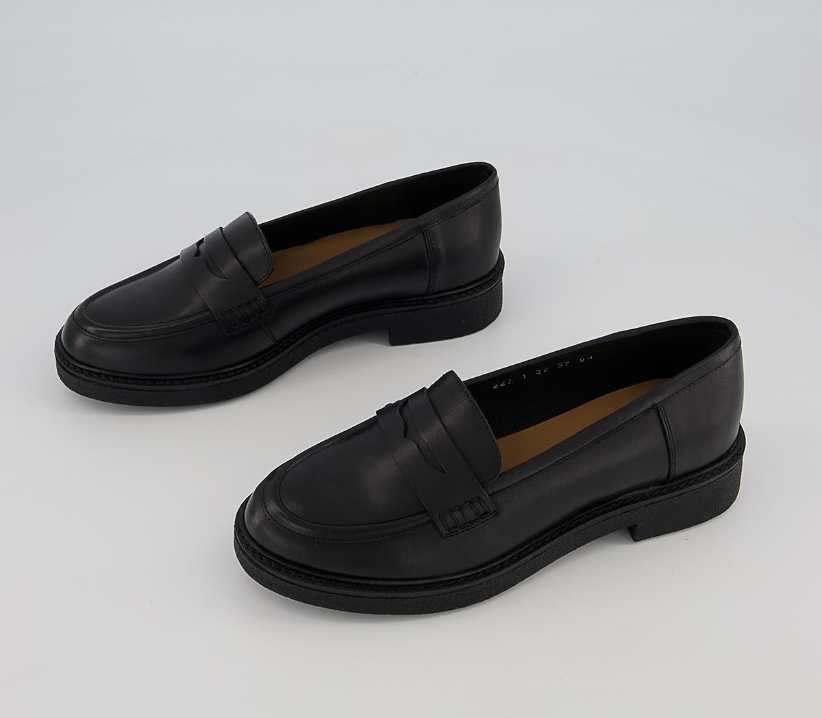 Office Filter Smooth Sole Loafers Office Filter Smooth Sole Loafers Black Leather