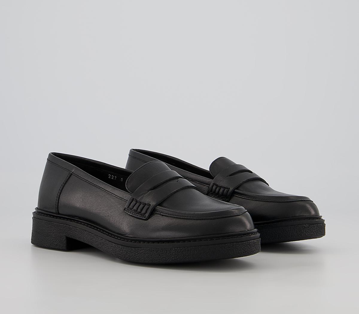 Office Filter Smooth Sole Loafers Office Filter Smooth Sole Loafers Black Leather
