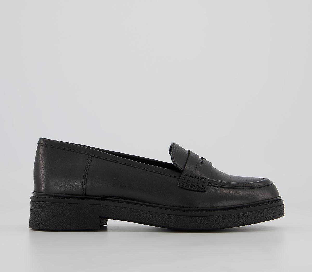 Office Filter Smooth Sole Loafers Office Filter Smooth Sole Loafers Black Leather