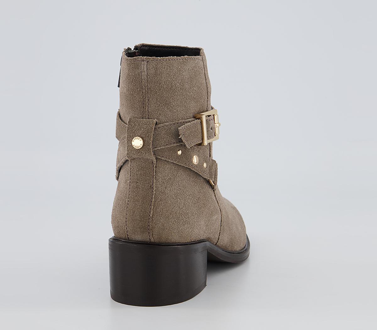 Office Abberley Studded Jodpur Block Heeled Ankle Boots Office Abberley Studded Jodpur Block Heeled Ankle Boots Taupe Suede