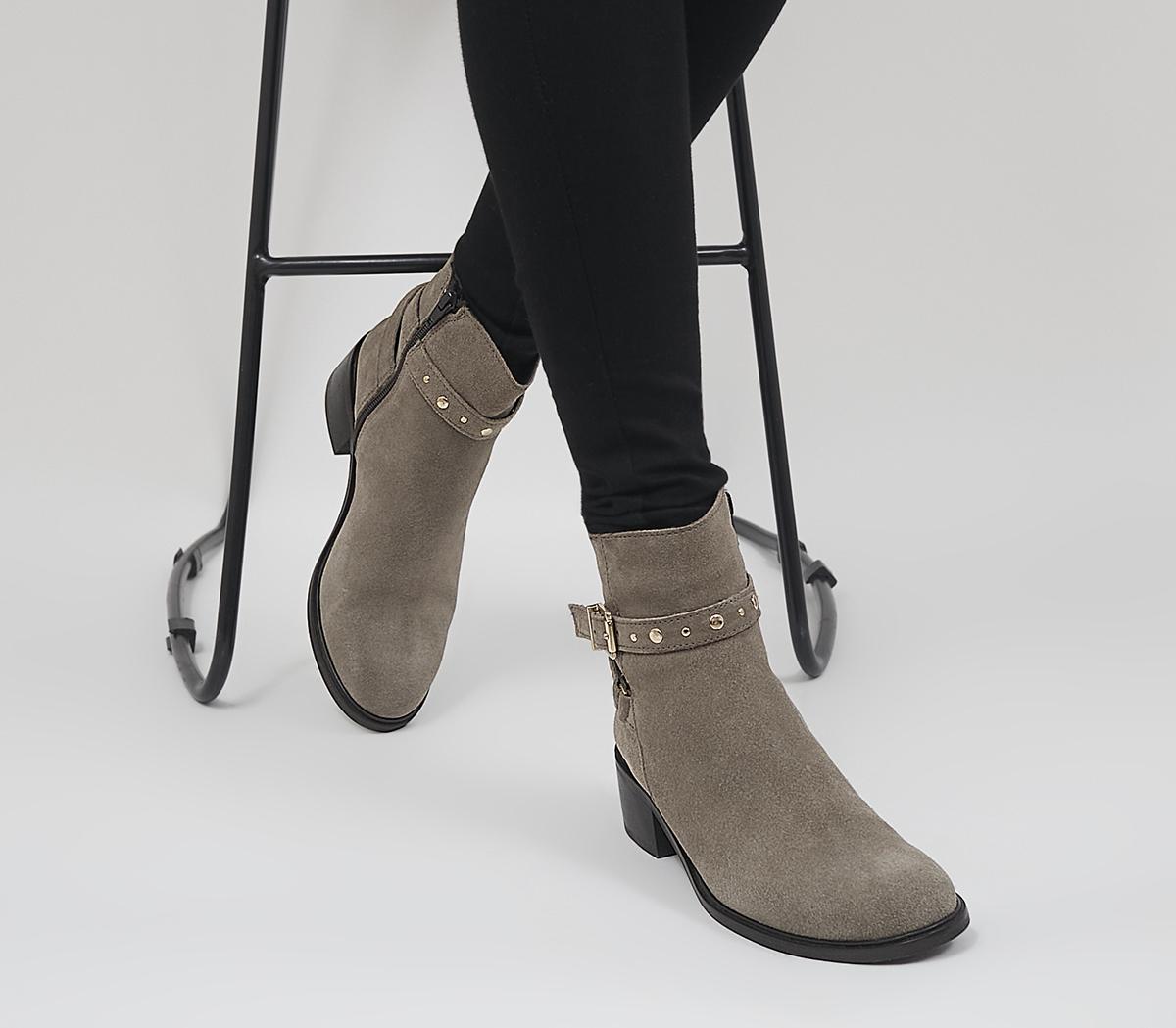 office taupe boots