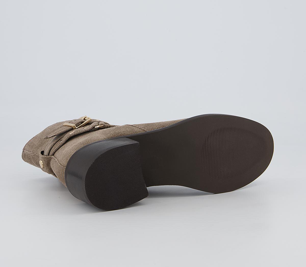 Office Abberley Studded Jodpur Block Heeled Ankle Boots Office Abberley Studded Jodpur Block Heeled Ankle Boots Taupe Suede