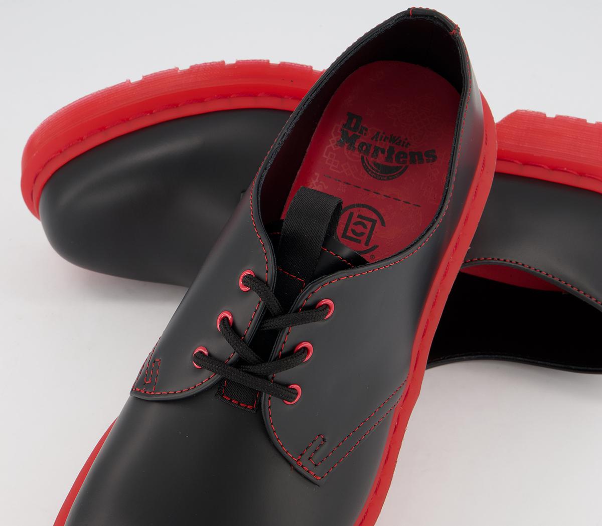 Dr. Martens 1461 Clot Shoes Black Smooth - Men's Casual Shoes