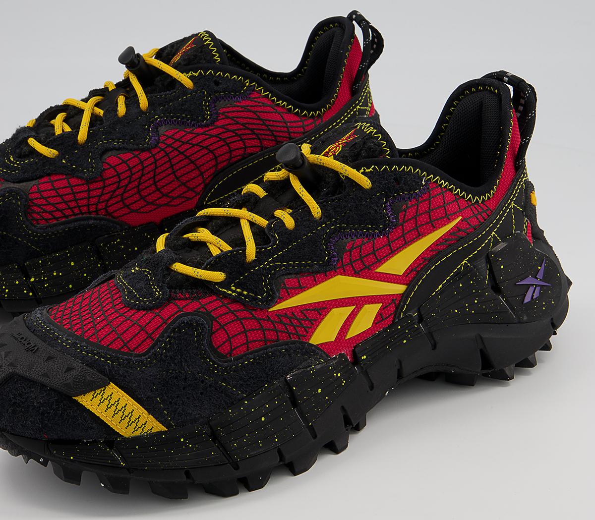 Reebok Zig Kinetica 2 Edge Trainers Reebok Zig Kinetica 2 Edge Trainers Asap Nast Vector Red Core Black Regal Purple