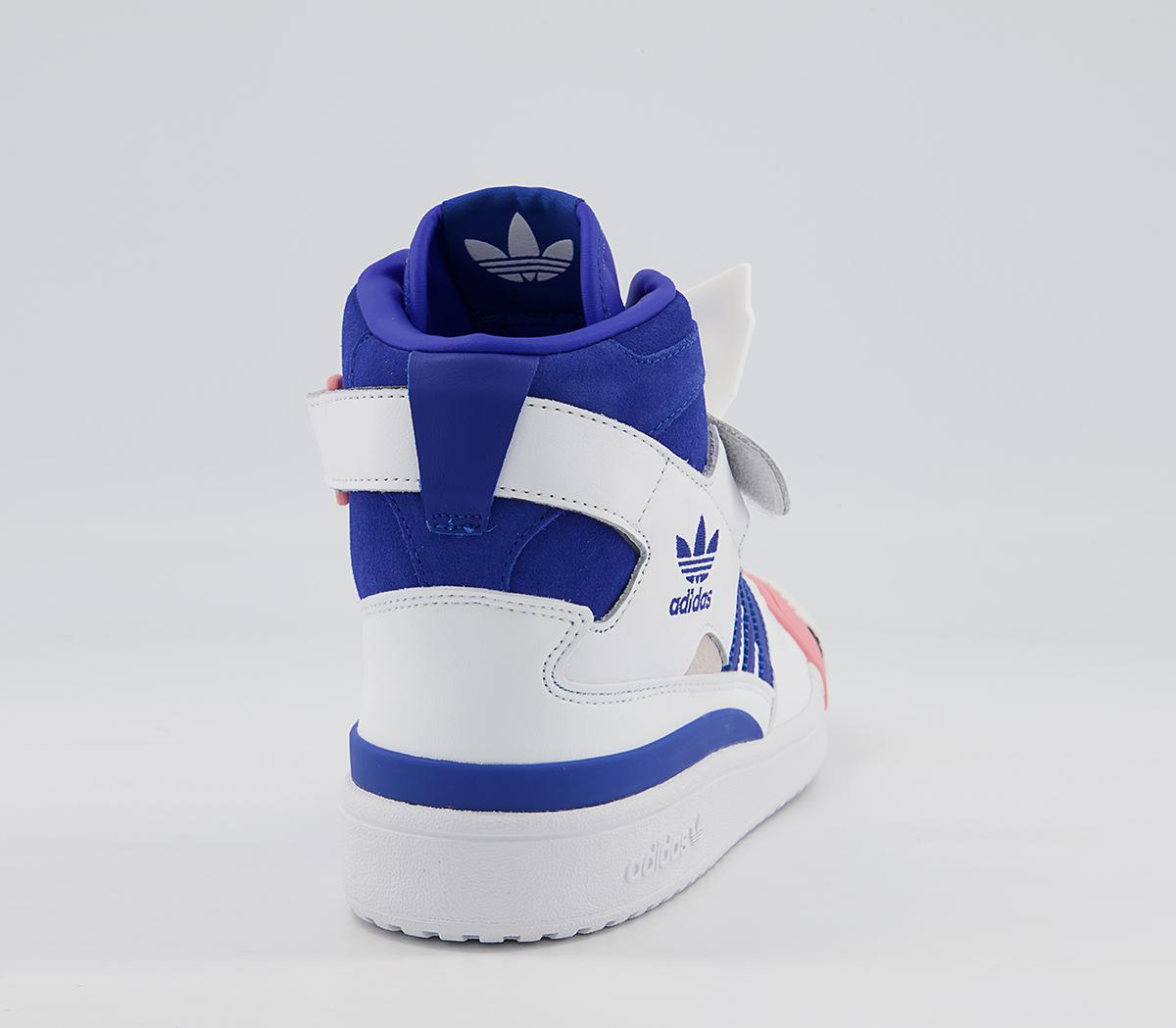 adidas Consortium Kf Forum Hi Humanchives Trainers adidas Consortium Kf Forum Hi Humanchives Trainers White Bold Blue Yellow