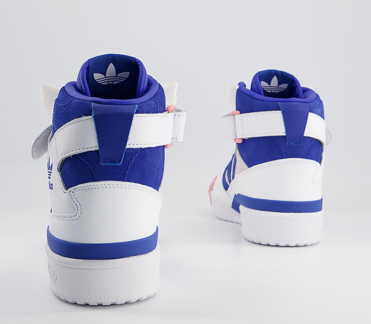 adidas Consortium Kf Forum Hi Humanchives Trainers adidas Consortium Kf Forum Hi Humanchives Trainers White Bold Blue Yellow