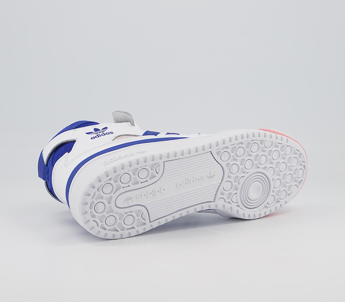 adidas Consortium Kf Forum Hi Humanchives Trainers adidas Consortium Kf Forum Hi Humanchives Trainers White Bold Blue Yellow