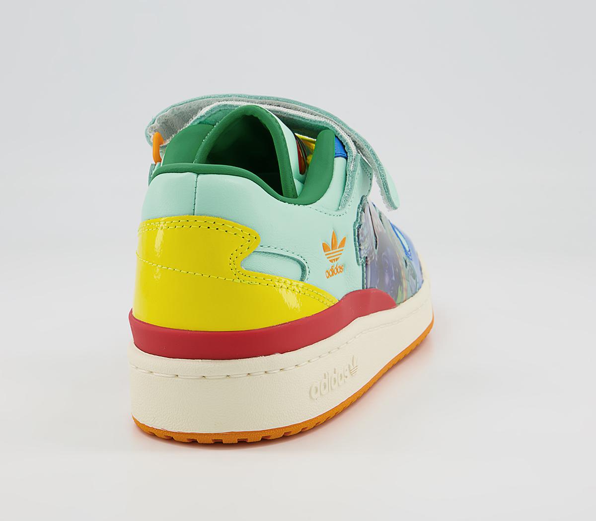 adidas Consortium Kf Forum Lo Benchmate Trainers adidas Consortium Kf Forum Lo Benchmate Trainers Clear Mint Multi