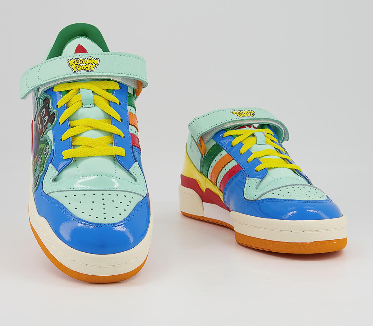 adidas Consortium Kf Forum Lo Benchmate Trainers adidas Consortium Kf Forum Lo Benchmate Trainers Clear Mint Multi