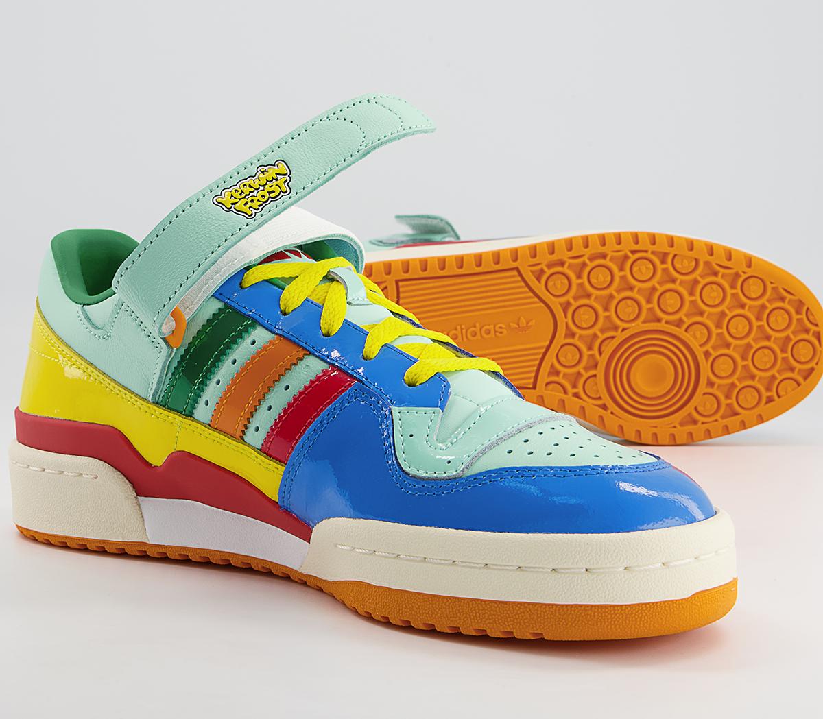 adidas Consortium Kf Forum Lo Benchmate Trainers adidas Consortium Kf Forum Lo Benchmate Trainers Clear Mint Multi