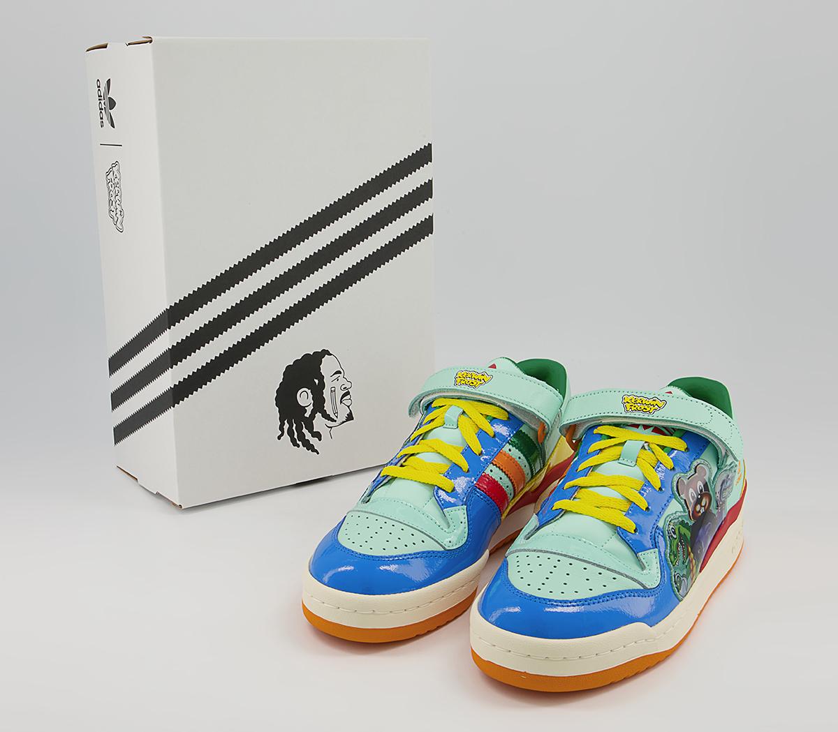 adidas Consortium Kf Forum Lo Benchmate Trainers adidas Consortium Kf Forum Lo Benchmate Trainers Clear Mint Multi