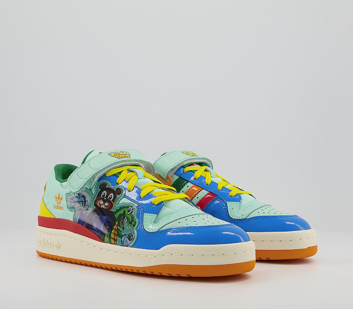 adidas Consortium Kf Forum Lo Benchmate Trainers adidas Consortium Kf Forum Lo Benchmate Trainers Clear Mint Multi