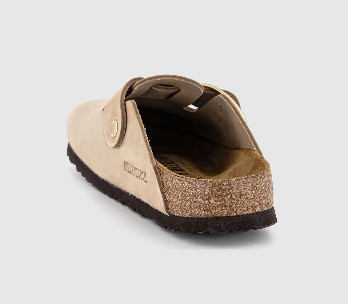 BIRKENSTOCK Boston Big Buckle Clogs BIRKENSTOCK Boston Big Buckle Clogs Sandcastle