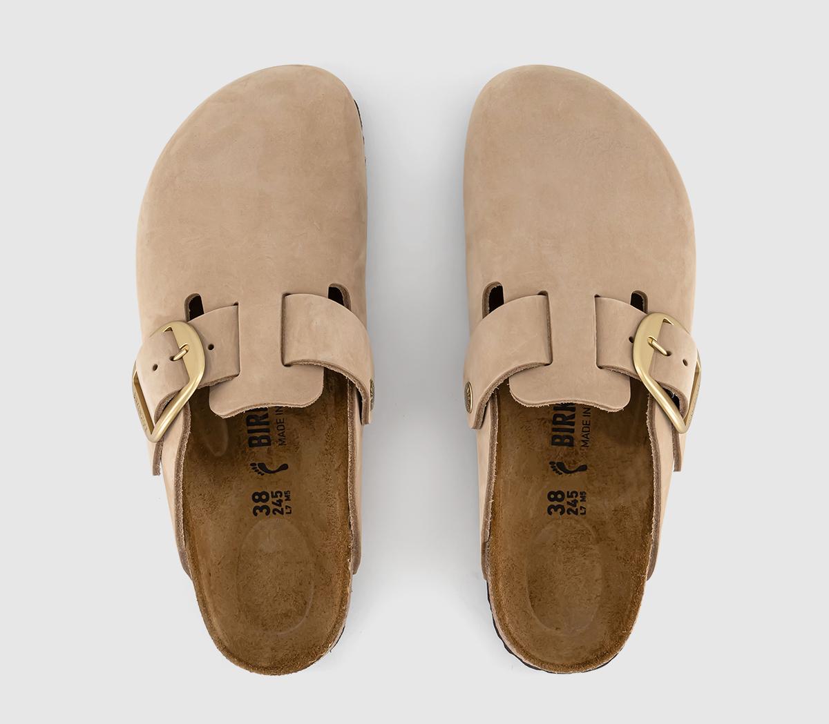 BIRKENSTOCK Boston Big Buckle Clogs BIRKENSTOCK Boston Big Buckle Clogs Sandcastle