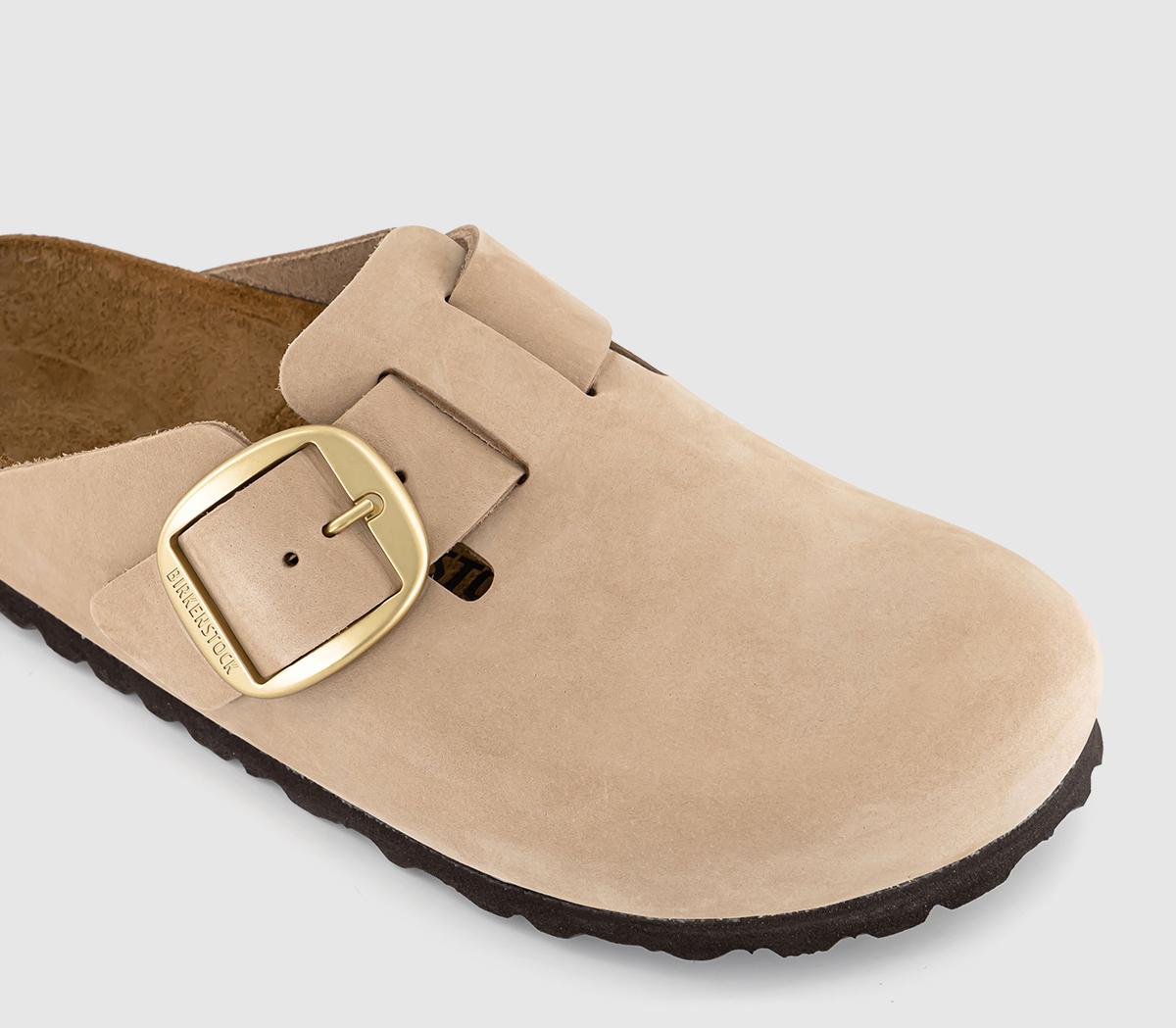 BIRKENSTOCK Boston Big Buckle Clogs BIRKENSTOCK Boston Big Buckle Clogs Sandcastle