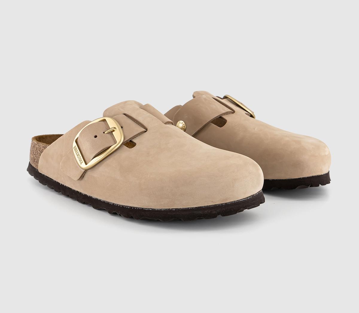 BIRKENSTOCK Boston Big Buckle Clogs BIRKENSTOCK Boston Big Buckle Clogs Sandcastle