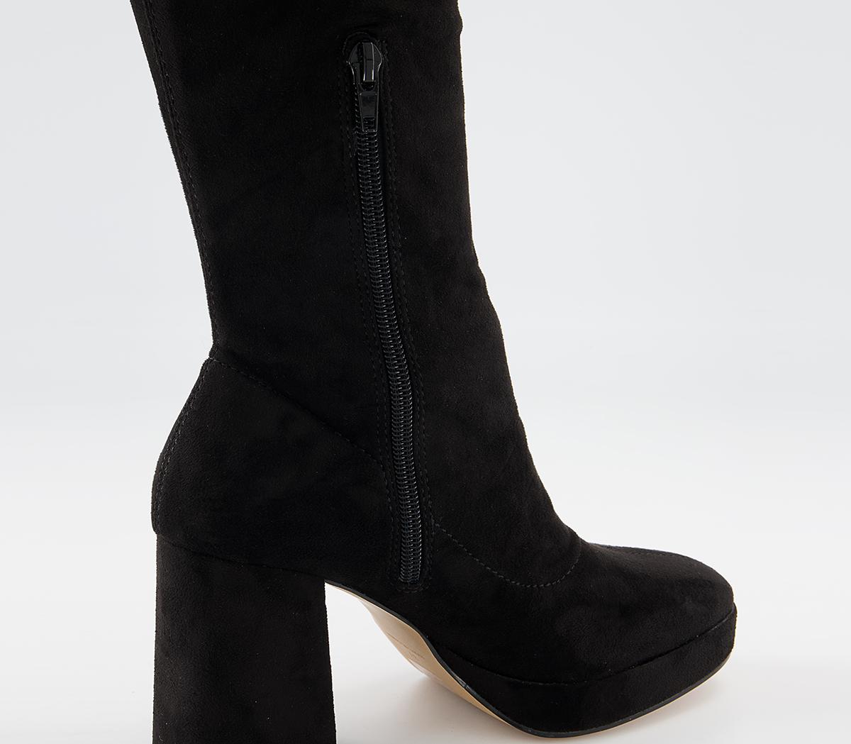Office Kabul Micro Sock Boots Office Kabul Micro Sock Boots Black