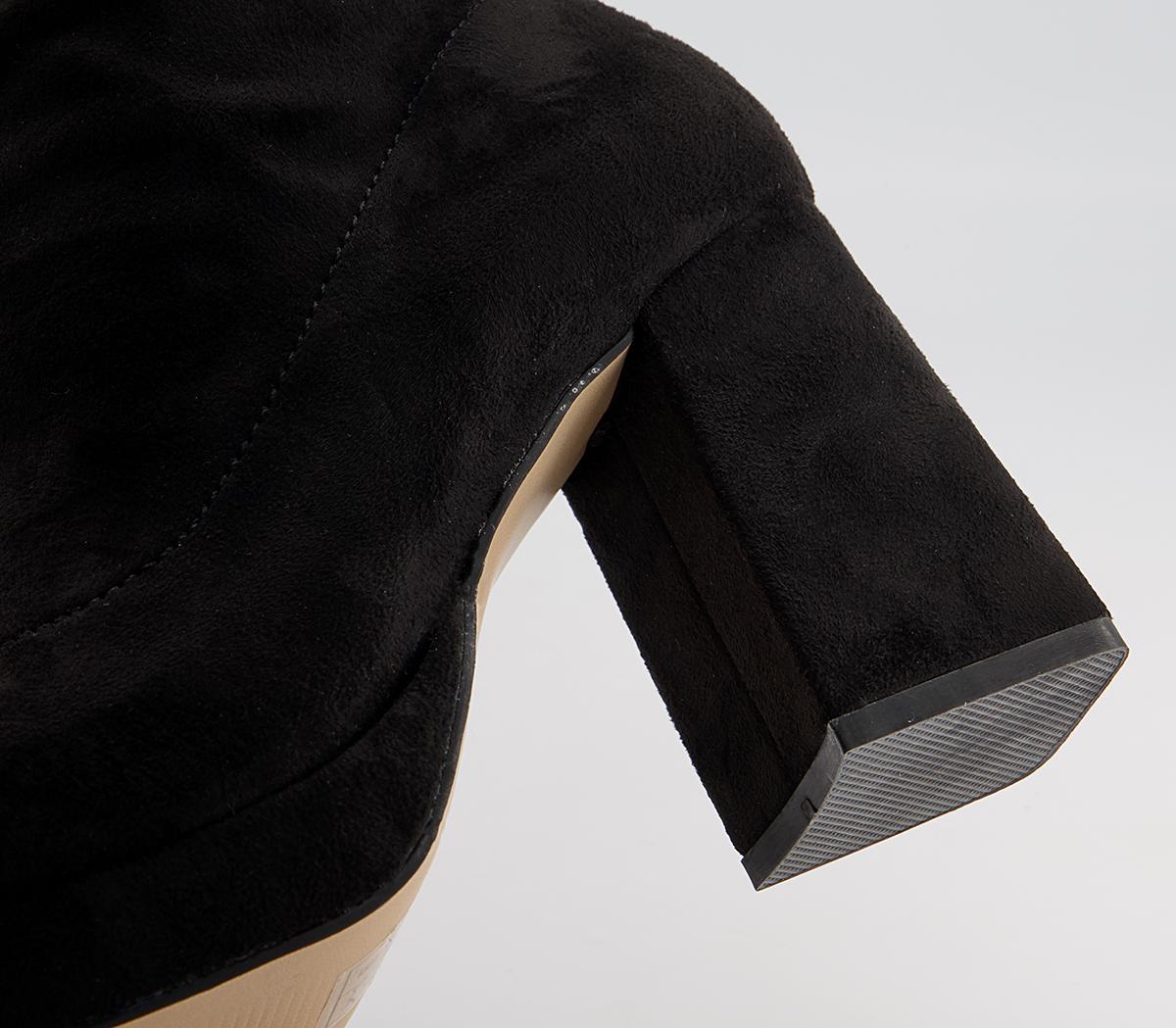 Office Kabul Micro Sock Boots Office Kabul Micro Sock Boots Black