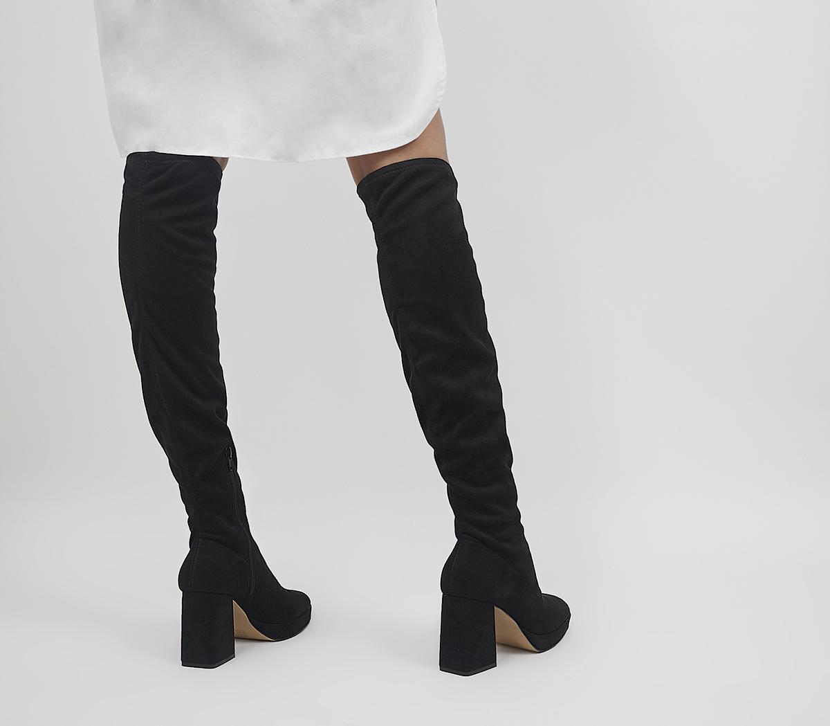 Office Kabul Micro Sock Boots Office Kabul Micro Sock Boots Black