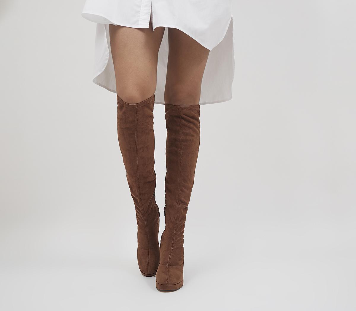 OfficeKabul Micro Sock Boots OfficeKabul Micro Sock BootsWalnut
