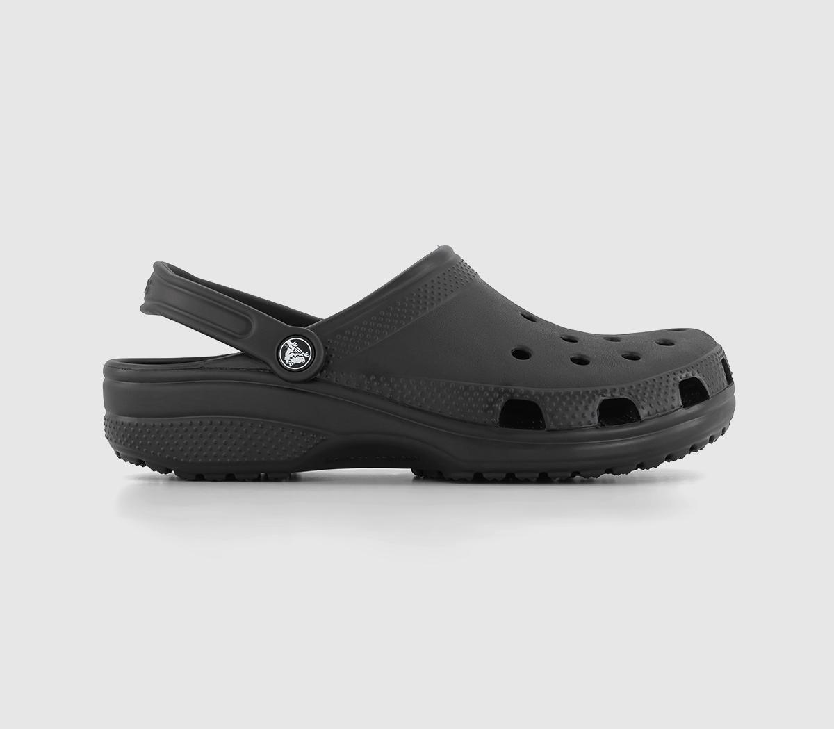 Crocs Mens Classic Clogs M Black, 11