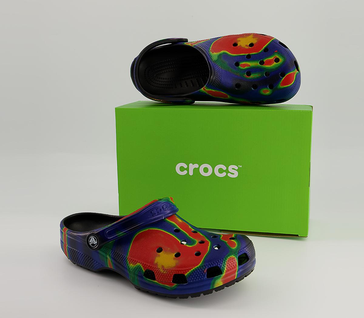 Crocs Classic Clogs Crocs Classic Clogs Solarized Black Navy