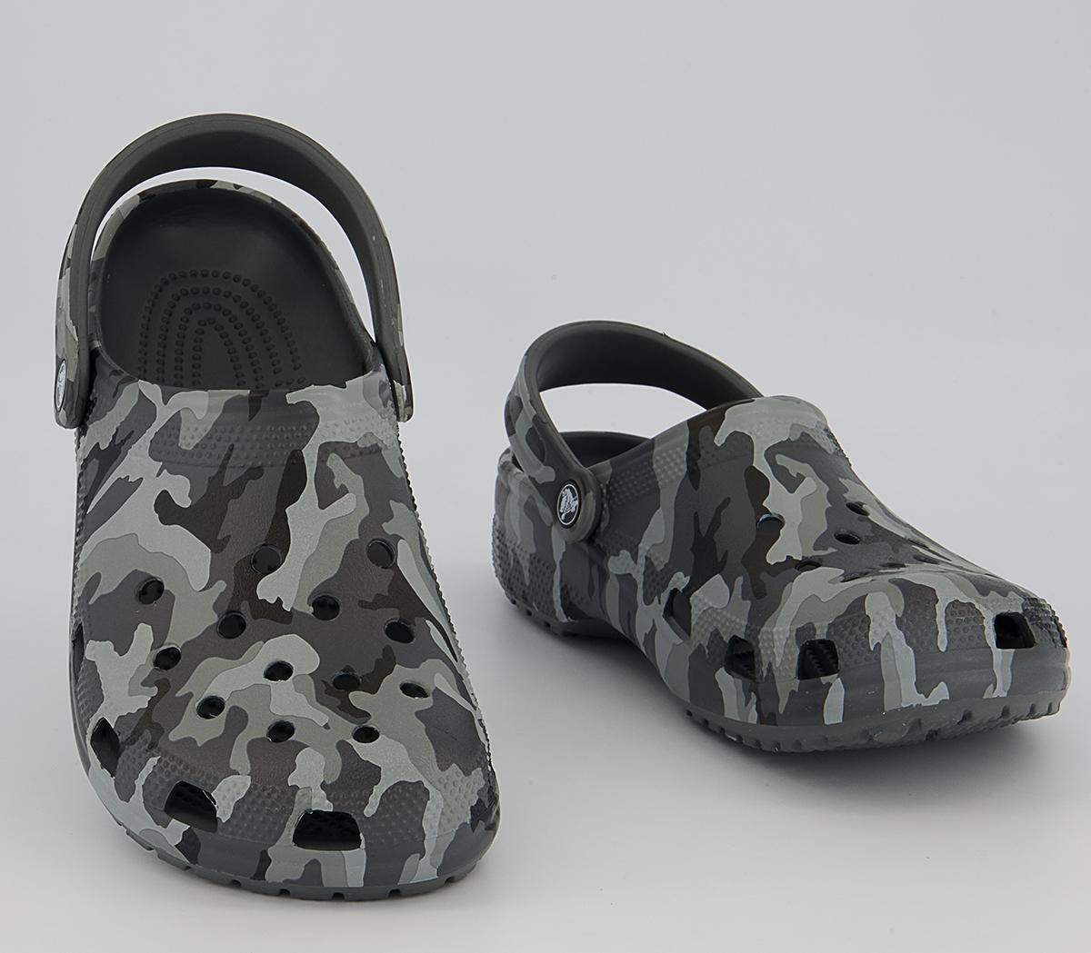 Crocs Classic Clogs Crocs Classic Clogs Slate Grey Camo