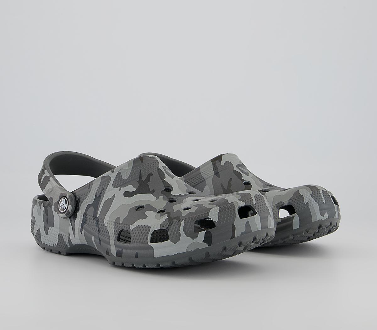 Crocs Classic Clogs Crocs Classic Clogs Slate Grey Camo