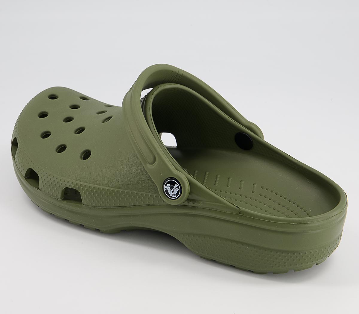 Crocs Classic Clogs M Army Green - Men's Casual Shoes